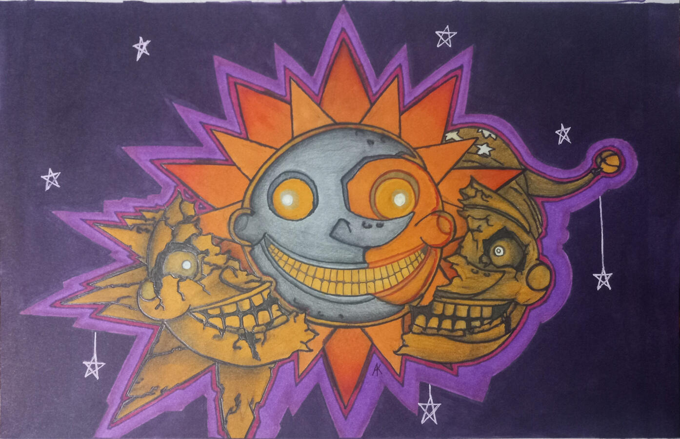 The Eclipse, CopicMarker+Pencil