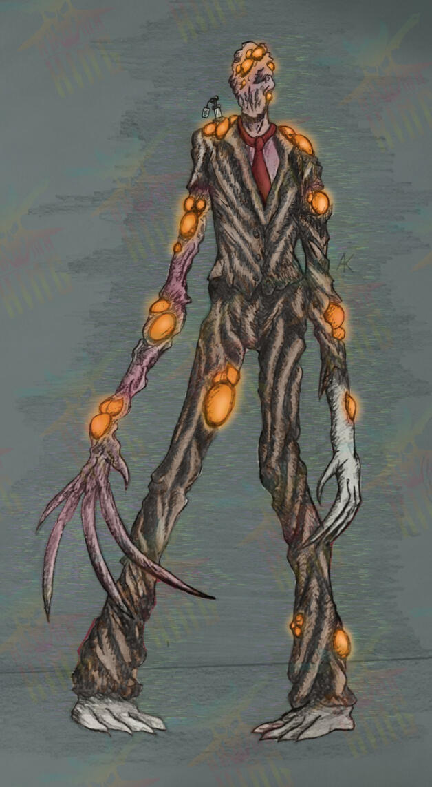 Blighted Slender, Rendered Digitally